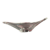 Daum France cup - modern shaped crystal - signed