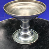 Ceramic and metal stand cake display 1930s