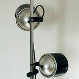 Floor lamp two spots of FAEL Luce, Italy 70s