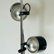Floor lamp two spots of FAEL Luce, Italy 70s
