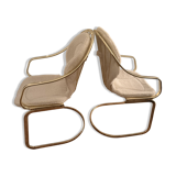 Pair of Gastone Rinaldi chairs, 1970s.