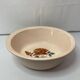 Old salad bowl dish earthenware Digoin floral decoration early twentieth century