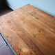 Table basse vintage, déco loft ou industrielle, bois et métal