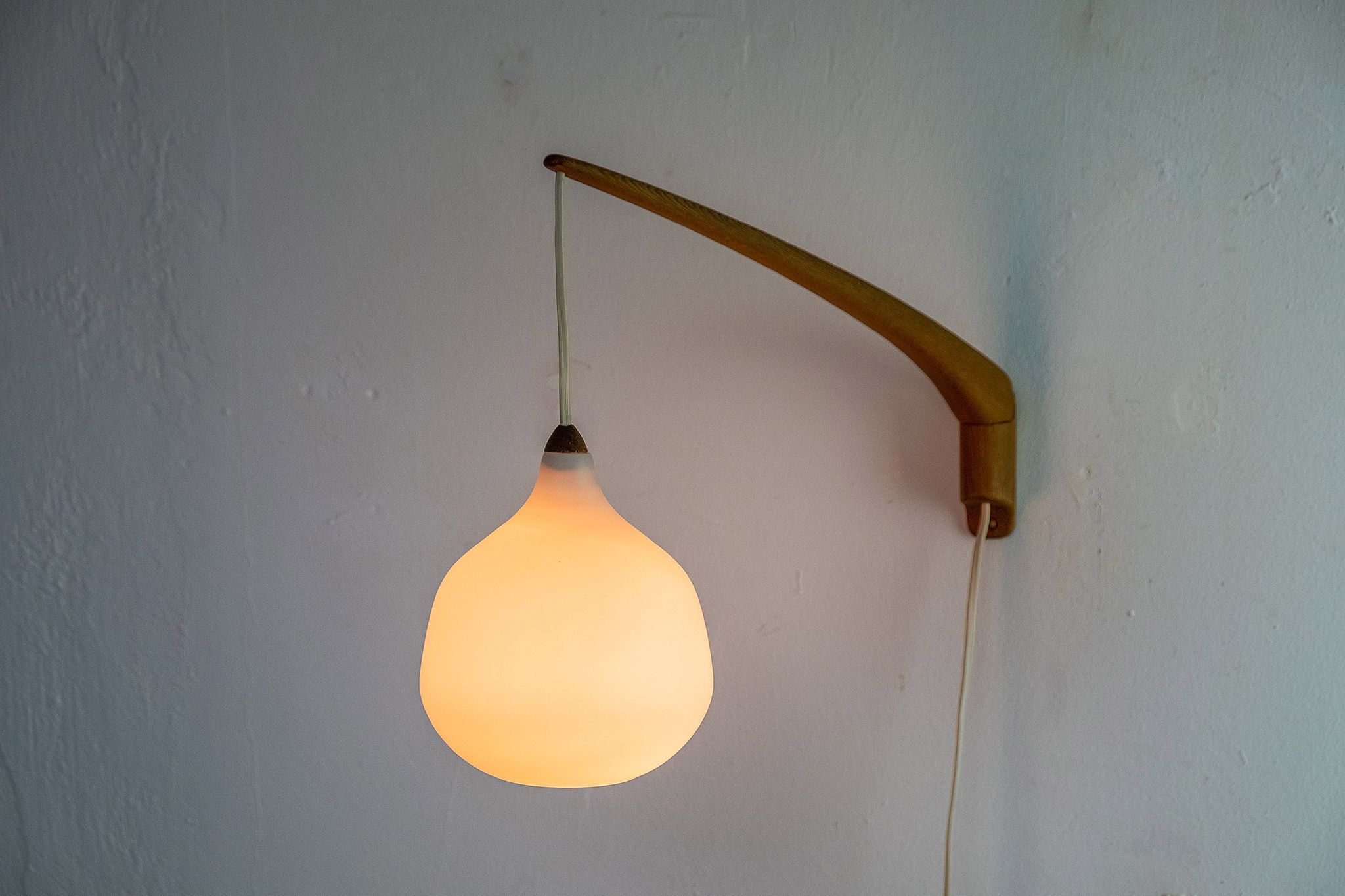 Wall light by Uno & Östen Kristiansson for Luxus Vittsjö, 1950s