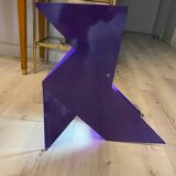 LAMPE ORIGAMI COCOTTE LEONIE BLEUE/MAUVE