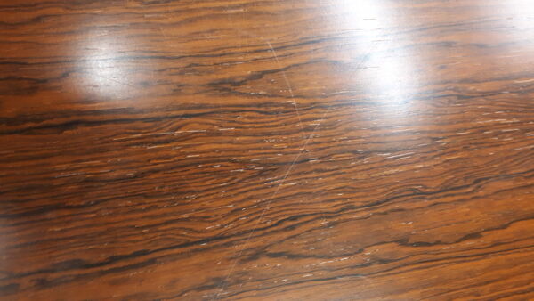 Table Ronde scandinave en palissandre de rio