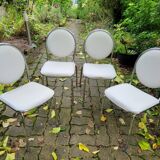 4 skai chairs