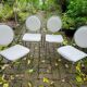 4 Chaises en skai