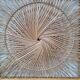 Vintage rattan screen