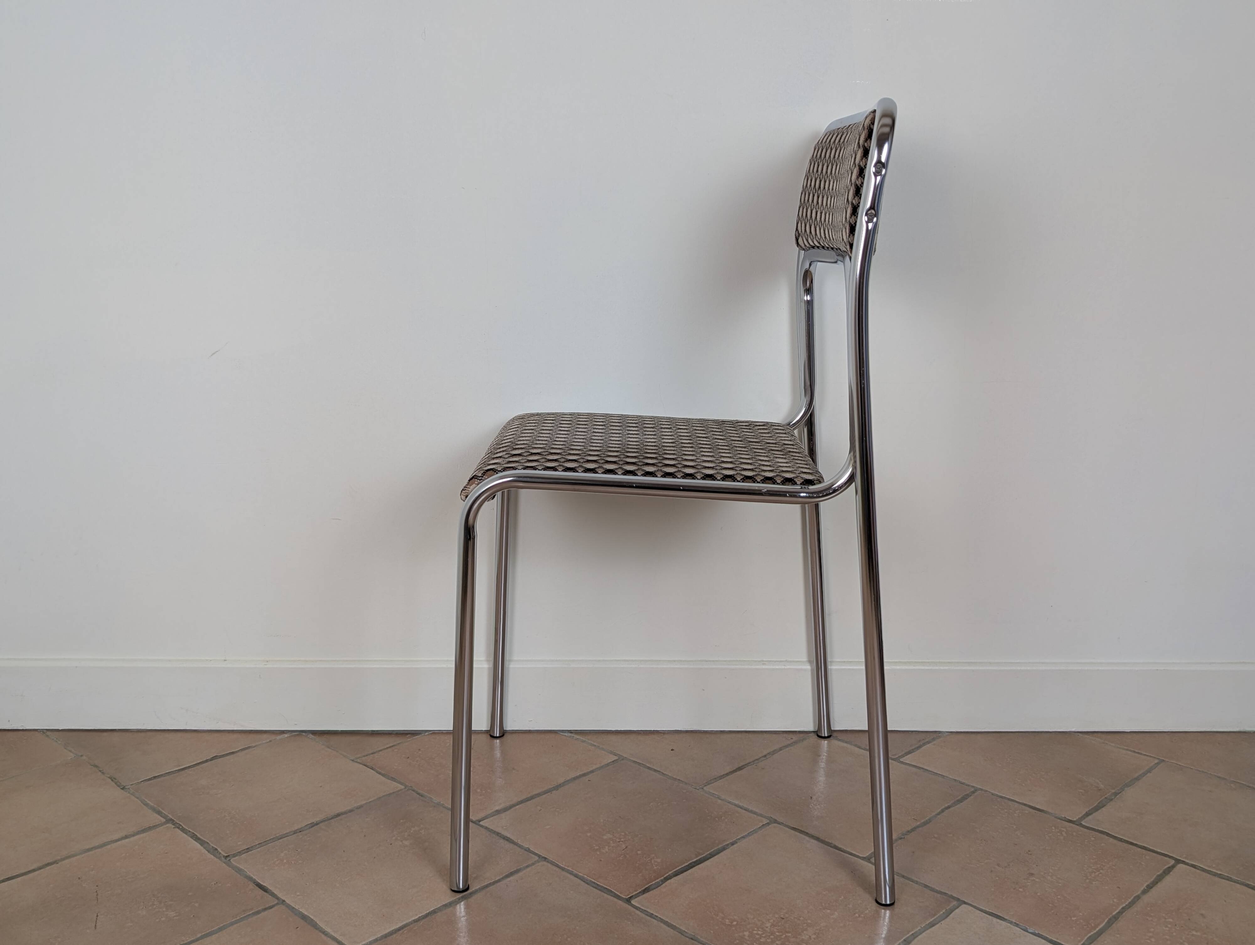 Chrome metal chair