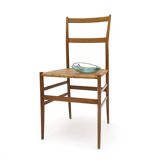 Oval crystal ashtray, 1960s