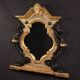 19th century lacquered and gilded Italian mirror