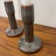 Pair of porcelain candlesticks