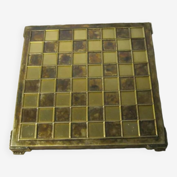 Bronze chess board