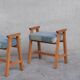 Guillerme et chambron oak mid-century stools
