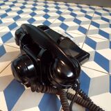 Vintage bakelite rotary telephone