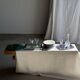 Vintage rectangular silver-plated tray with handles L37 W27 H1.5