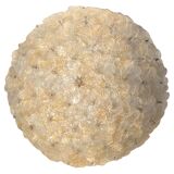 Murano Gold Ceiling Light Flower by Seguso for Venini, Italy, 1960s