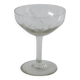Set of 6 mismatched crystal champagne glasses 1930-1950