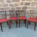 4 vintage baumann chairs