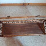 Rattan wall shelf 2 levels