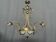 Louis XV style chandelier. Solid bronze, crystal.