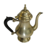 Solid brass teapot, vintage French / 20th century