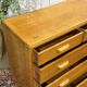 1950s English oak chest of drawers