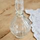 Carafe à liqueur vintage en verre strié