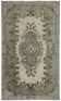 Overdyed Wool Vintage Handmade Carved Rug 170 cm x 290 cm