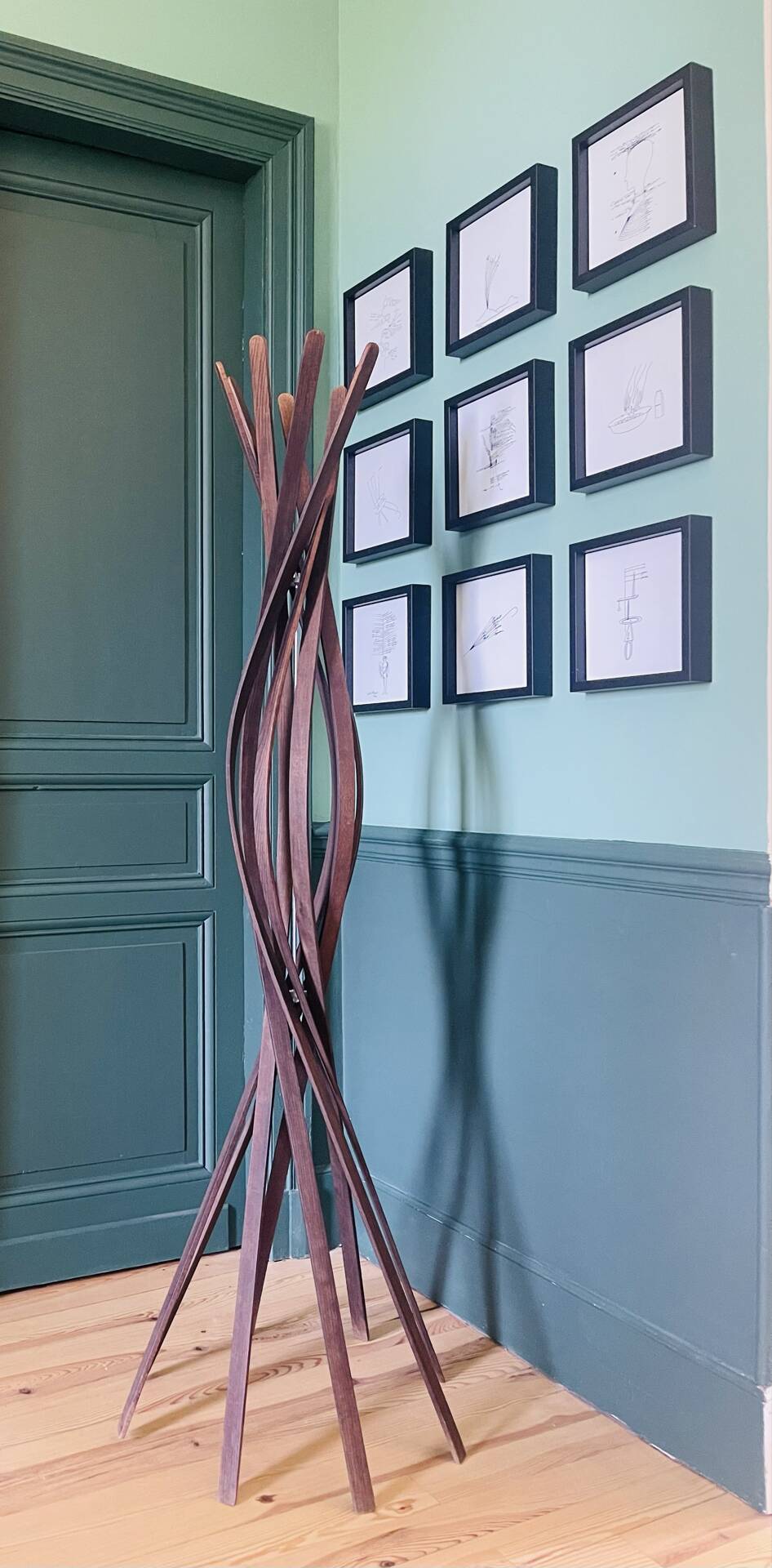 Porte manteaux Twist, Bertolini