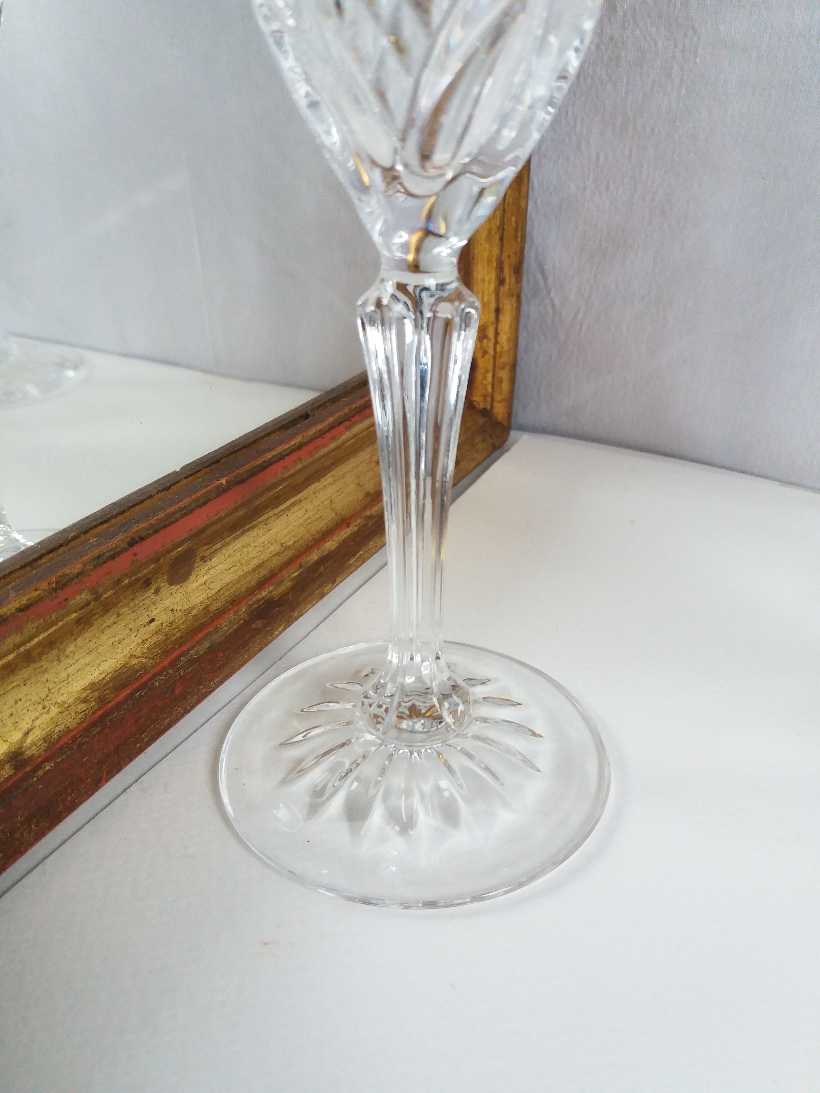 Set 6 flutes crystal crystal