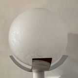 Vintage lamp globe vichy and ceramic 70s