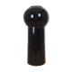 Scandinavian modernist black ceramic vase