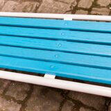 Restored 60s folding garden bench