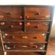Maison de poupée ou commode en bois à tiroirs vintage