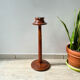 Wooden ashtray on foot 1960s par-fumee