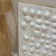 Tableau contemporain texturé relief 3D minimaliste - murmures blancs