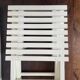 Tabouret de pêche à lattes vintage