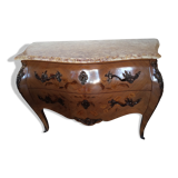 Curved Louis XV chest of drawers