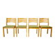 4 chaises scandinave vintage 1960