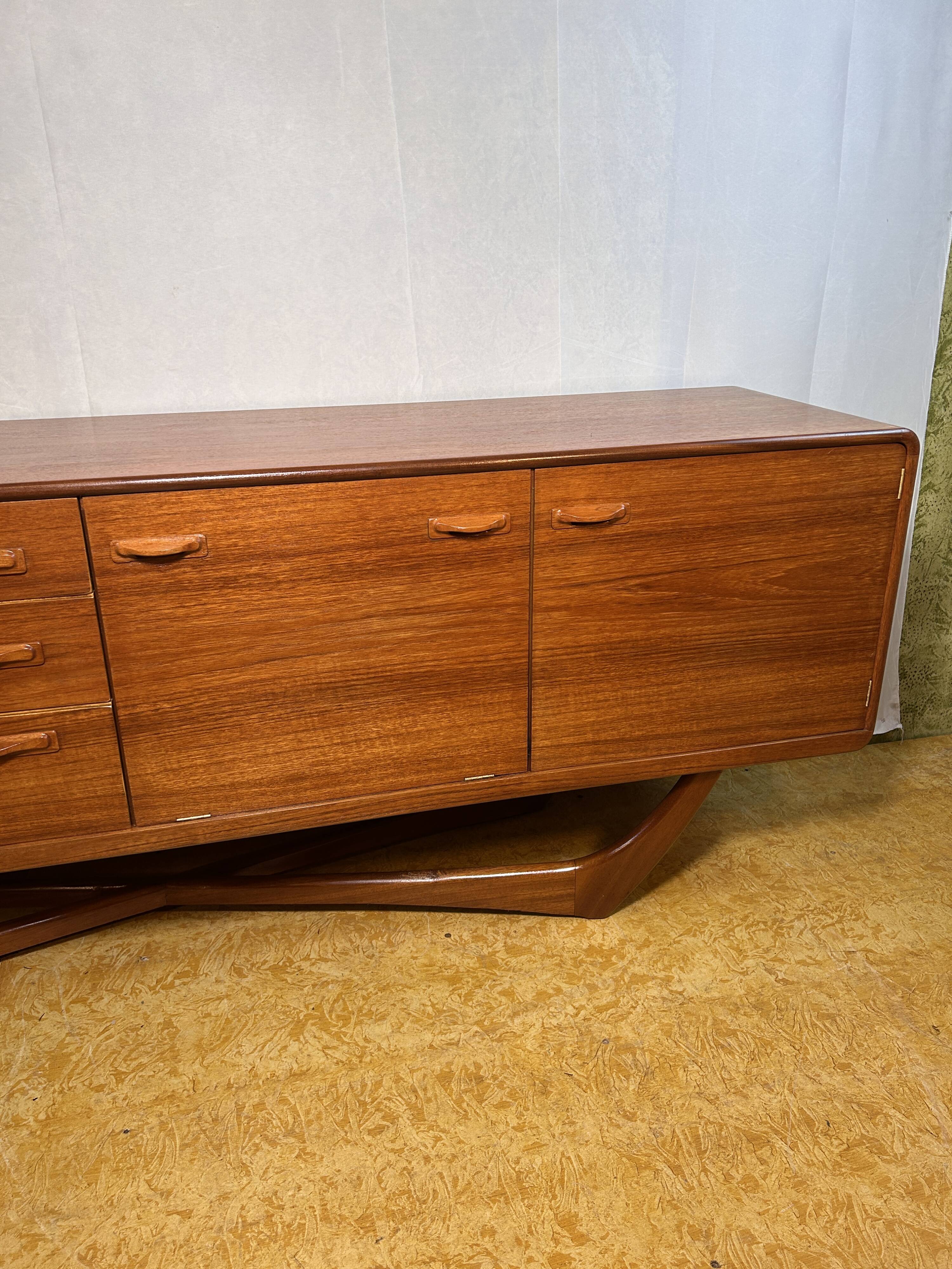 Mid Century Retro Vintage Sideboards by Beithcraft 60's scandinavian design  Val Rossi