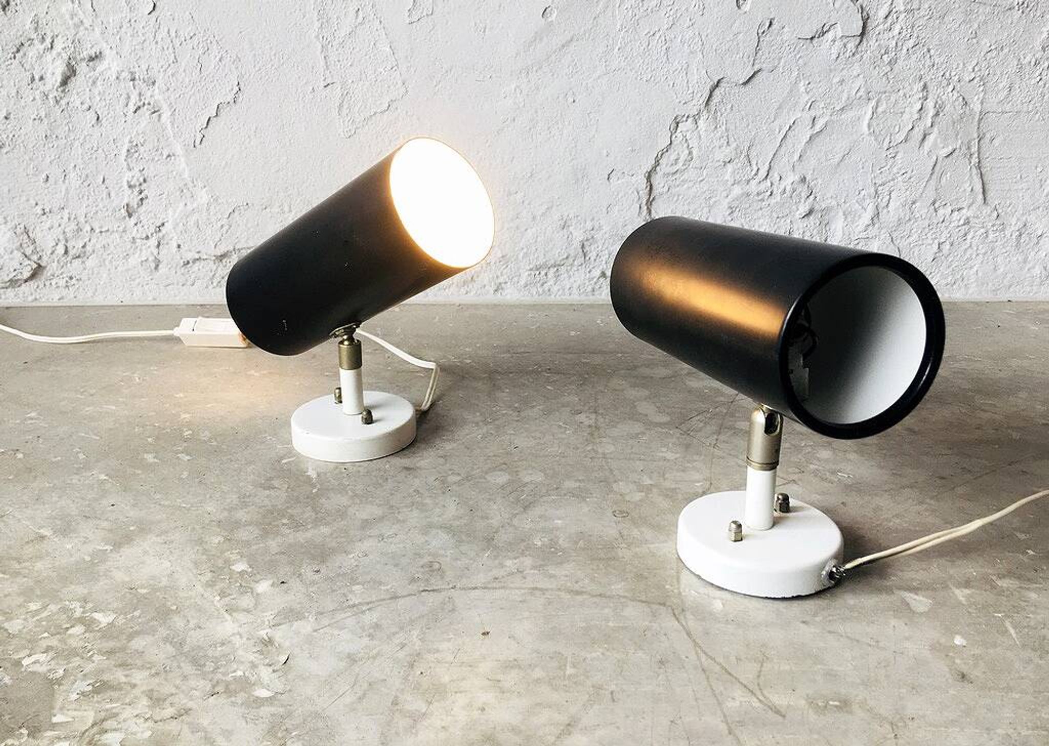 Pair of spotlights, Denmark, 1960