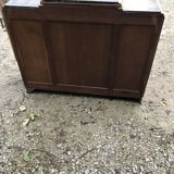 Art Deco buffet 1930 in raw walnut