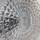 Small round wall lamp ceiling light transparent glass vintage fixture