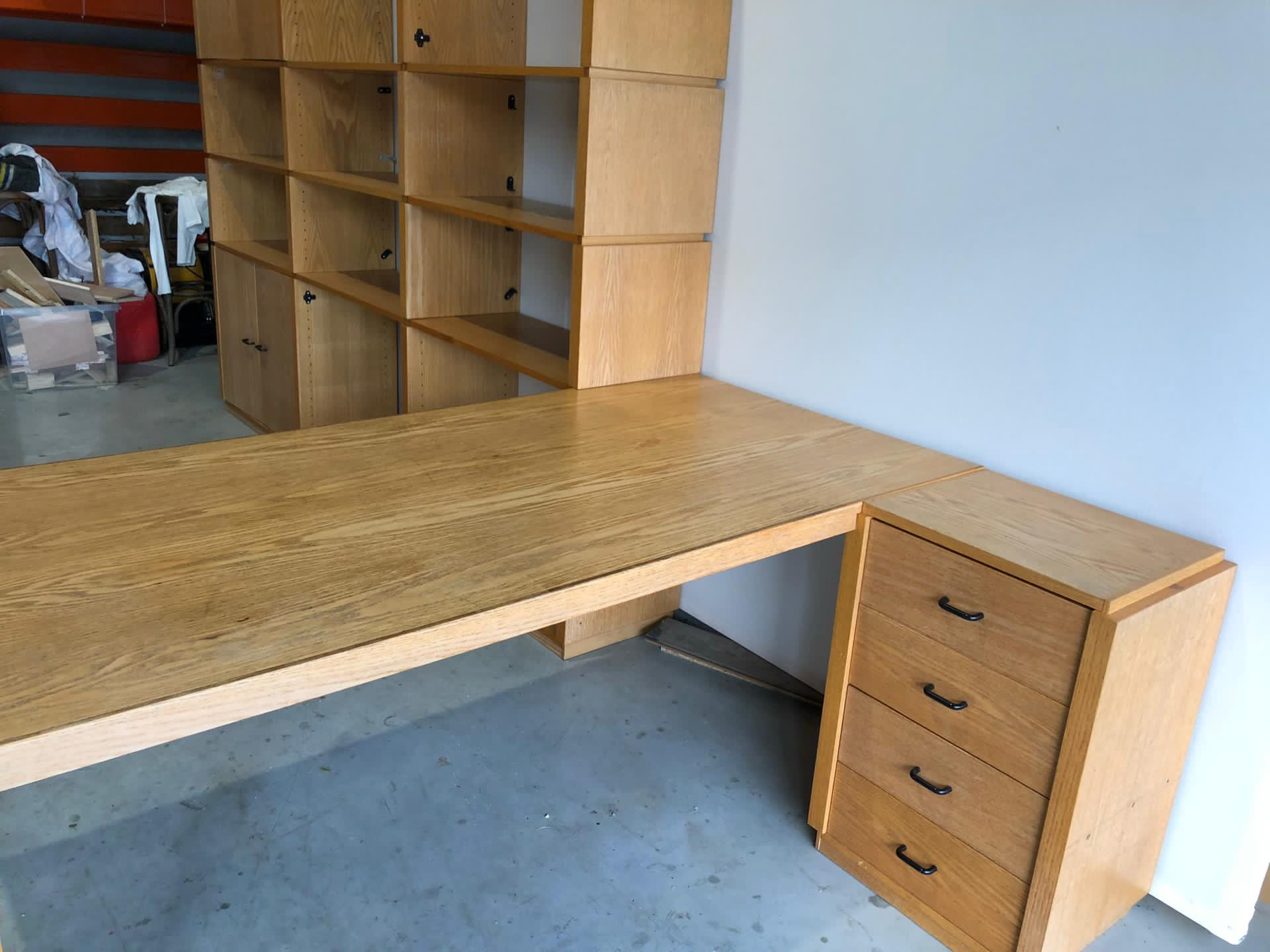 Bureau vintage avec support mural « Interlubke bipline »