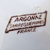 5 assiettes dessert de Sarreguemines modèle Argonne