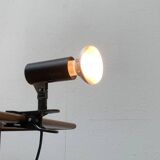 Minimalist postmodern clamp lamp by Erco, 1980s.