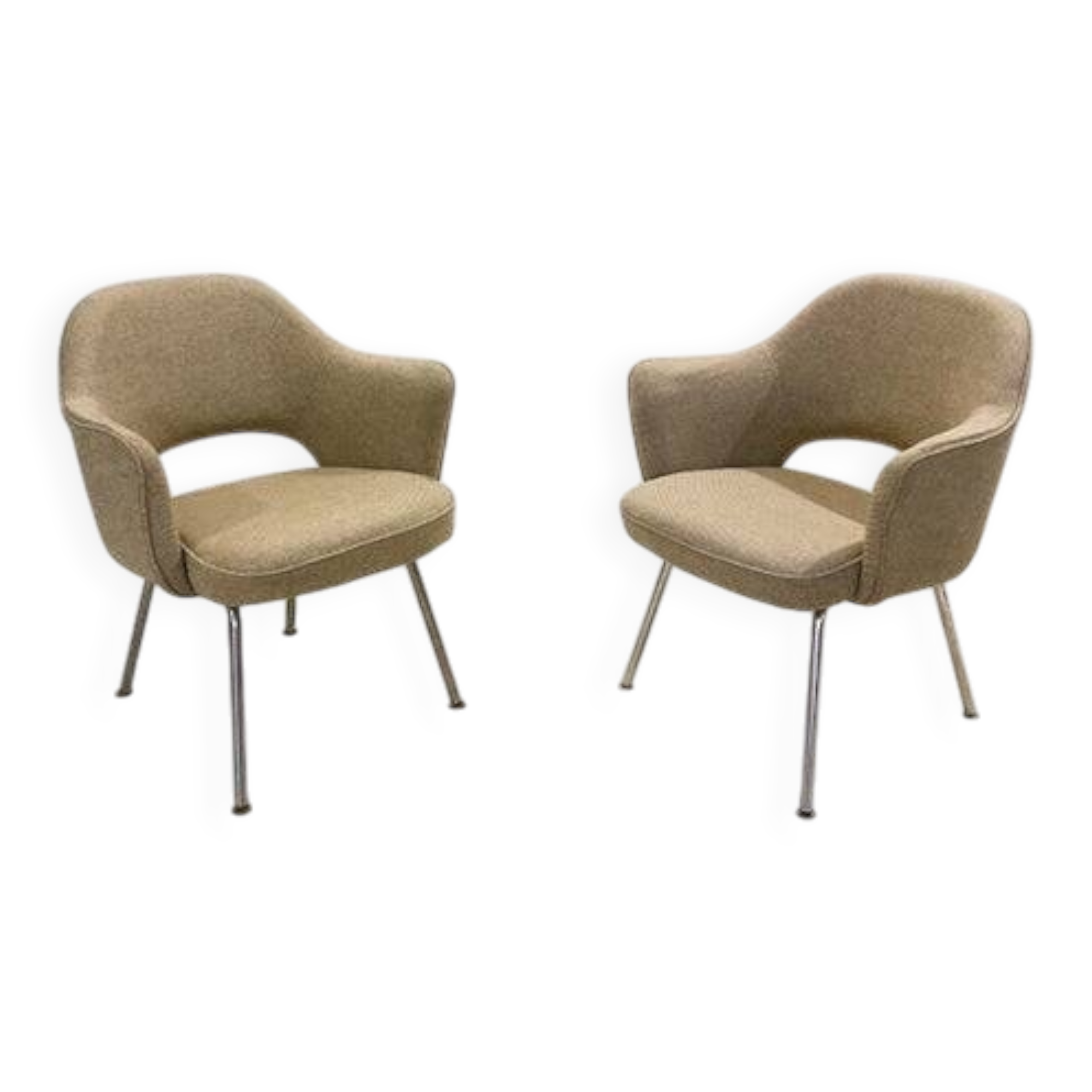 Pair of “Executive” armchairs by Eero Saarinen for Knoll, 1950-1960s