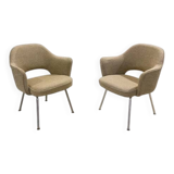 Pair of “Executive” armchairs by Eero Saarinen for Knoll, 1950-1960s